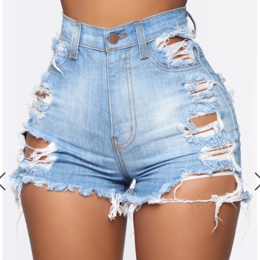 Fashion Nova Keep In Touch Shorts